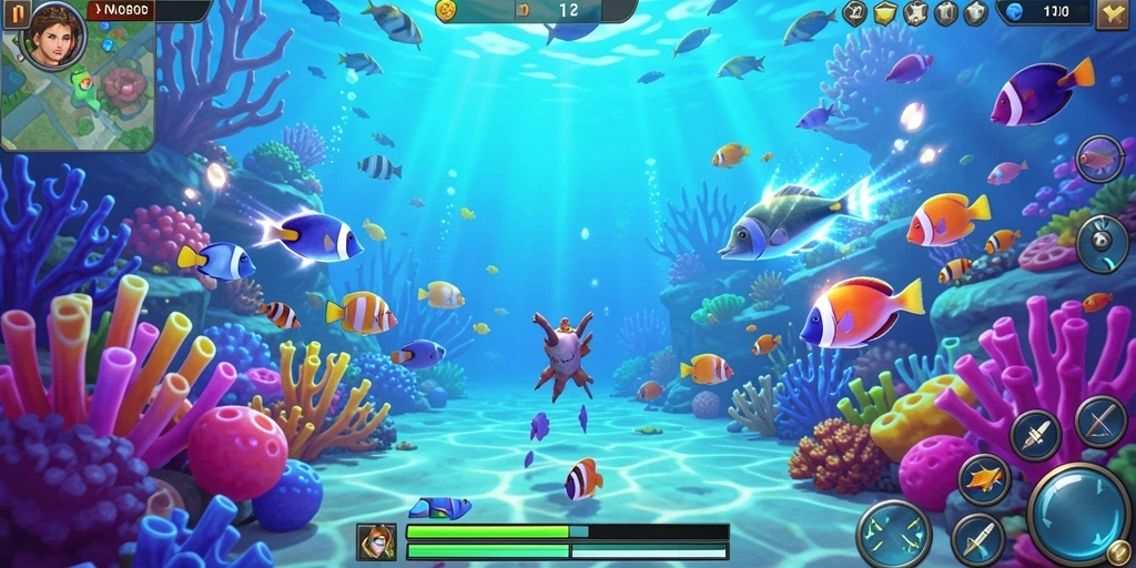 Momen seru dalam pertandingan multiplayer yang kompetitif.